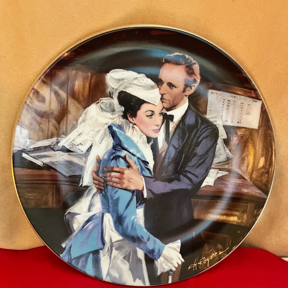 W.L. George Gone With The Wind ‘A Question of Honor’ Fine China Decor Plate